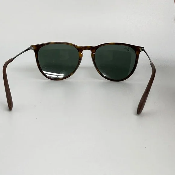 Ray-Ban Erika RB4171 710/71 Tortoise Shell Green Lens Sunglasses 54-18-145 21513 - Picture 3 of 7